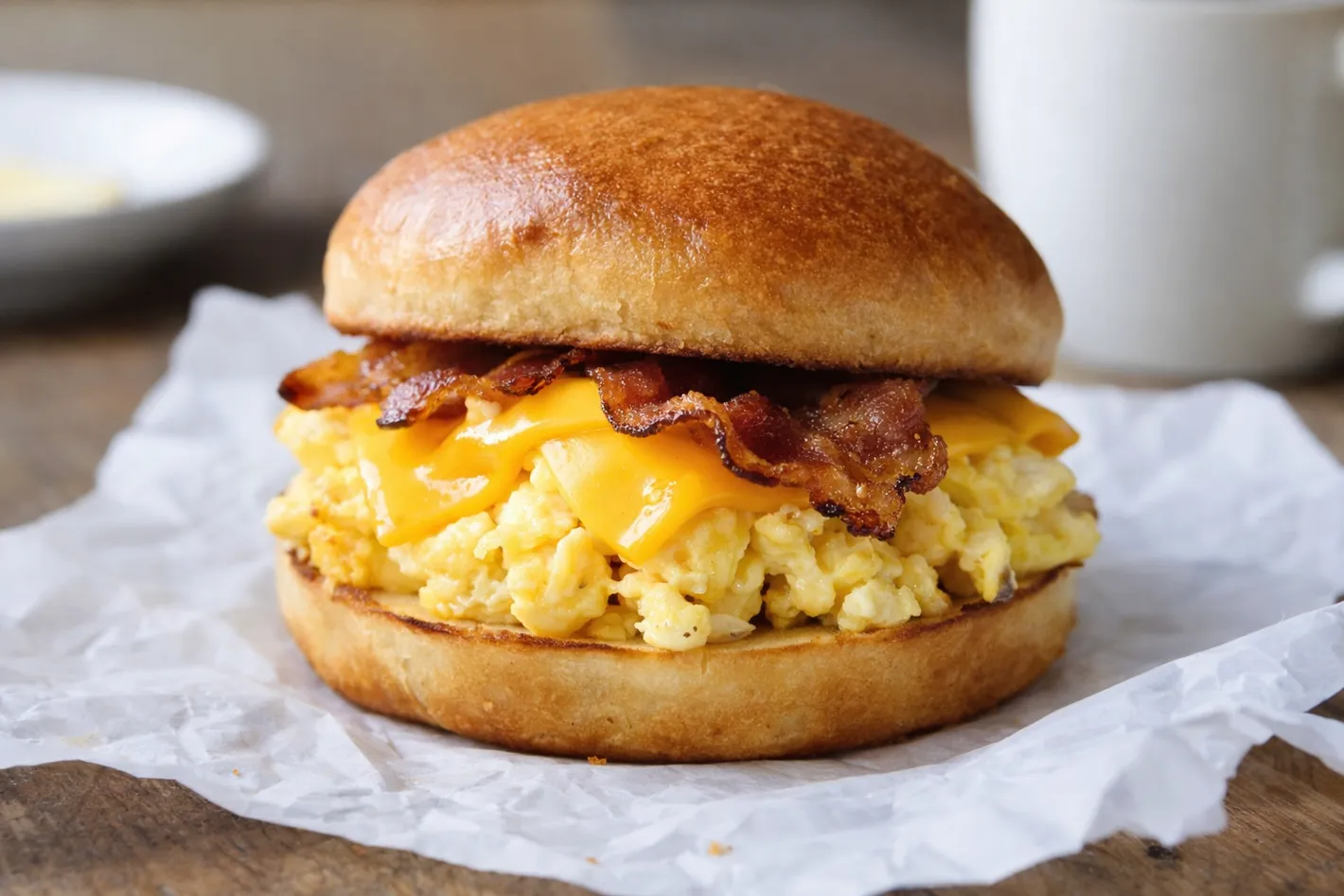 Eggsellent Egg Sandwich at Foothills Foods in Calgary, AB